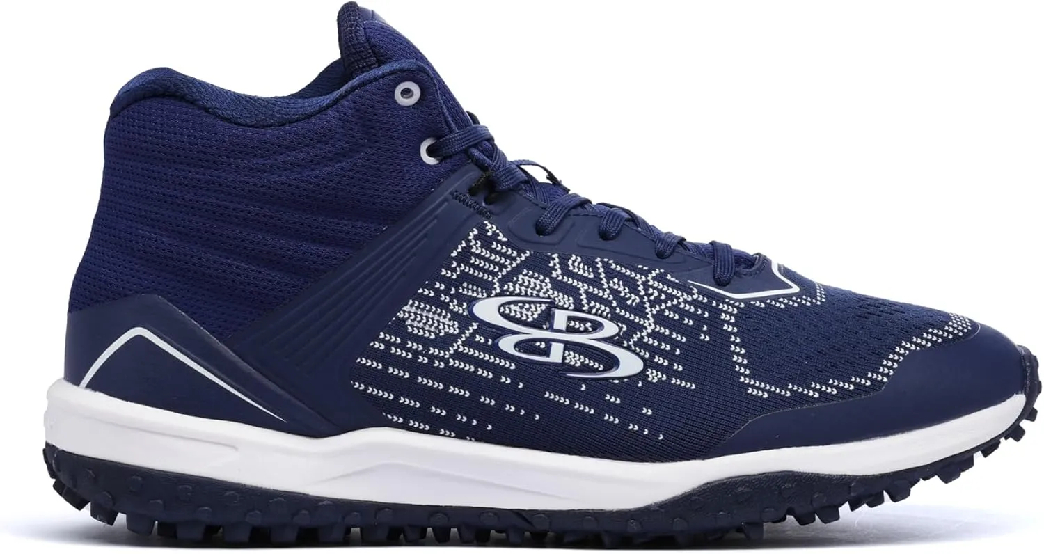 Boombah Viper Pureknit Men's Turf Mid Shoes - Status - Multiple Color Options - Multiple Sizes
