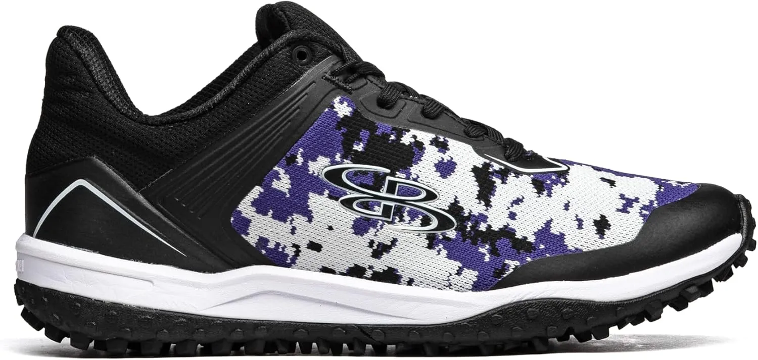 Boombah Viper Pureknit Men's Turf Shoes - Digital Camo - Multiple Color Options - Multiple Sizes