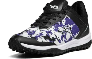 Boombah Viper Pureknit Men's Turf Shoes - Digital Camo - Multiple Color Options - Multiple Sizes
