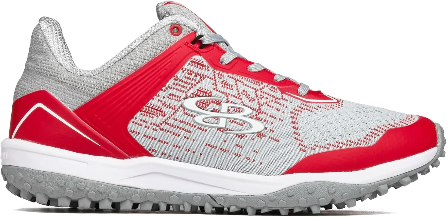 Boombah Viper Pureknit Men's Turf Shoes - Smoke - Multiple Color Options - Multiple Sizes