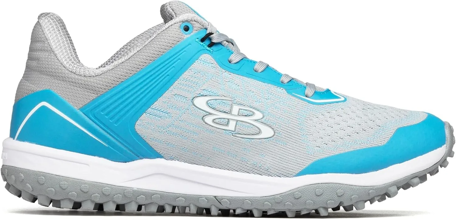 Boombah Viper Pureknit Men's Turf Shoes - Smoke - Multiple Color Options - Multiple Sizes