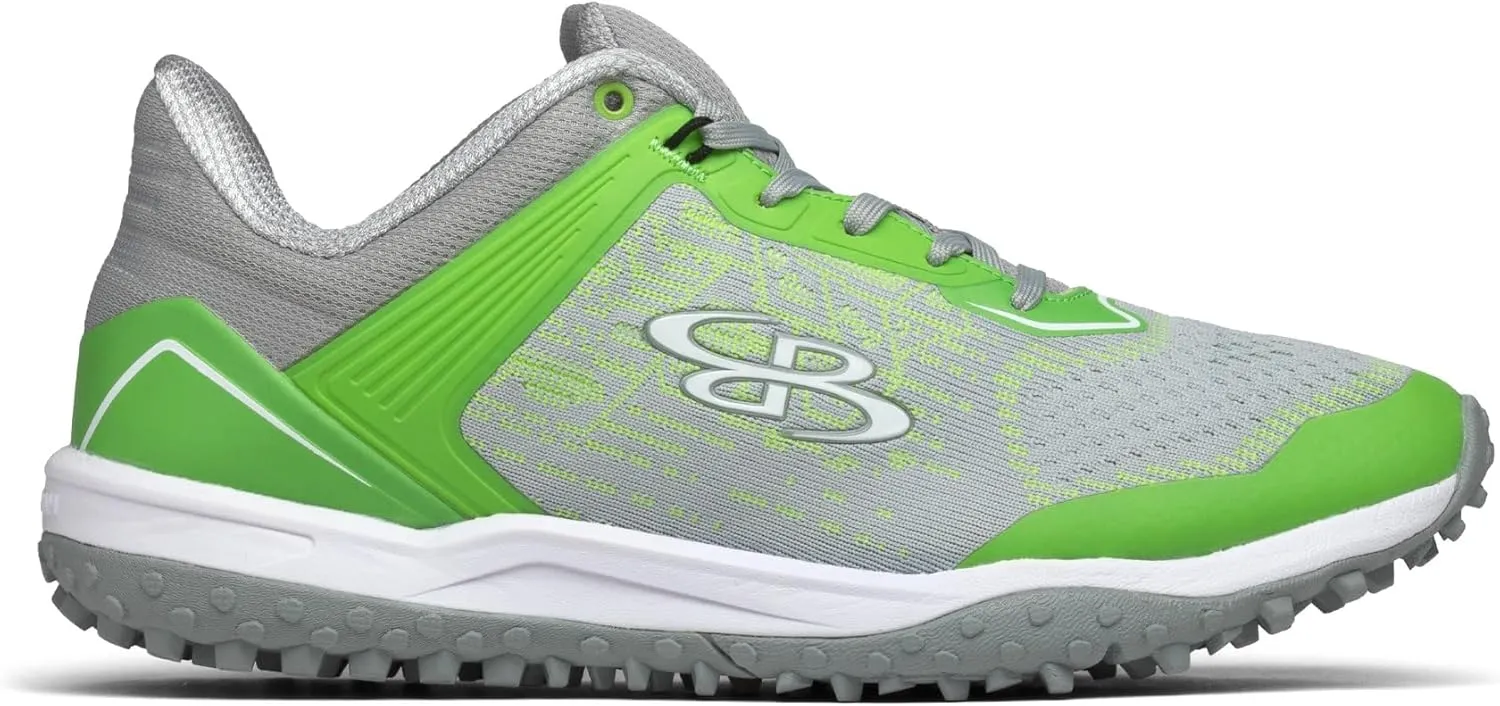 Boombah Viper Pureknit Men's Turf Shoes - Smoke - Multiple Color Options - Multiple Sizes