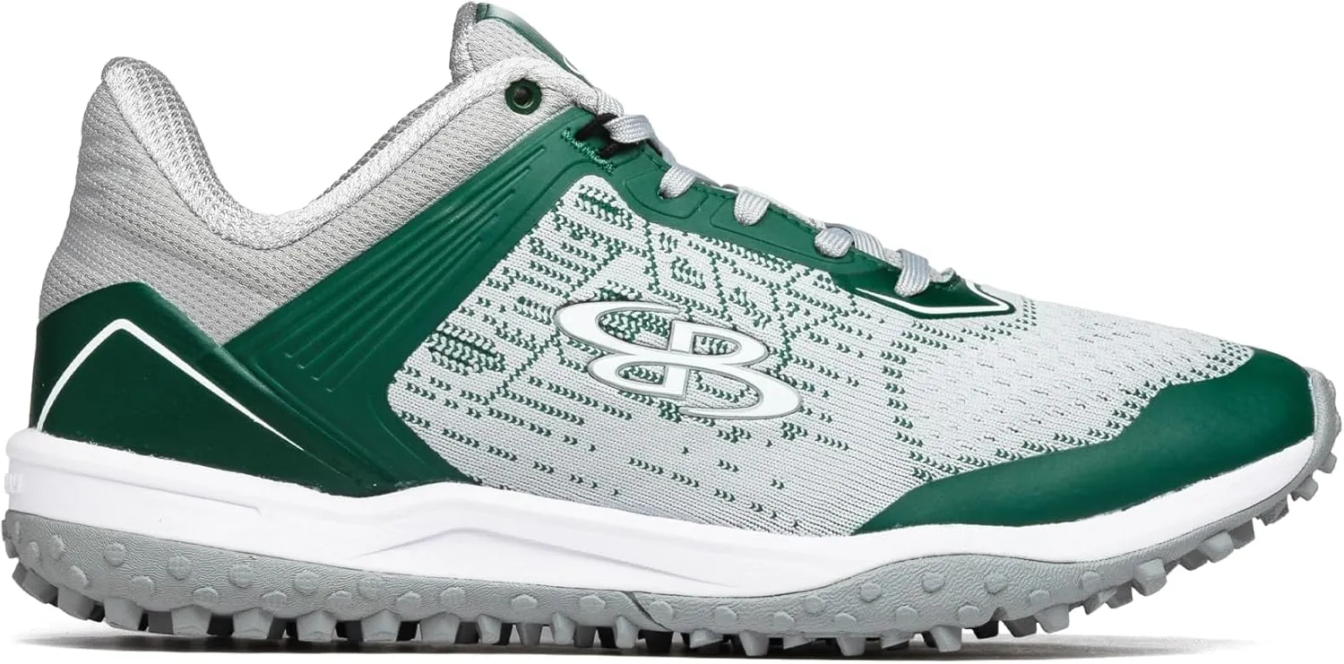 Boombah Viper Pureknit Men's Turf Shoes - Smoke - Multiple Color Options - Multiple Sizes
