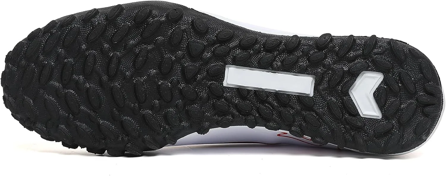 Boys Soccer Shoes Turf Youth Soccer Cleats Kids Spike TF High-Top Football Boots for Outdoor Training Club TF