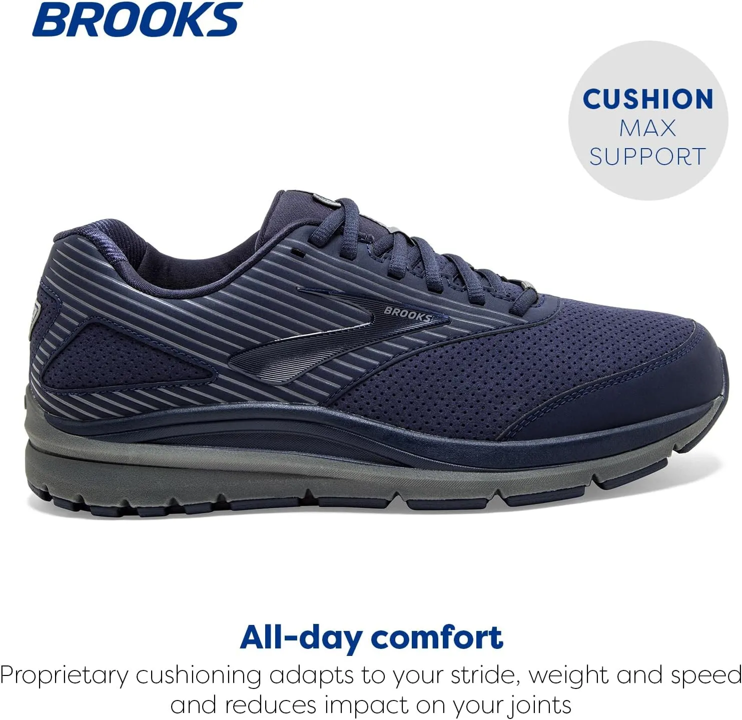 Brooks Men's Addiction Walker Suede Walking Shoe