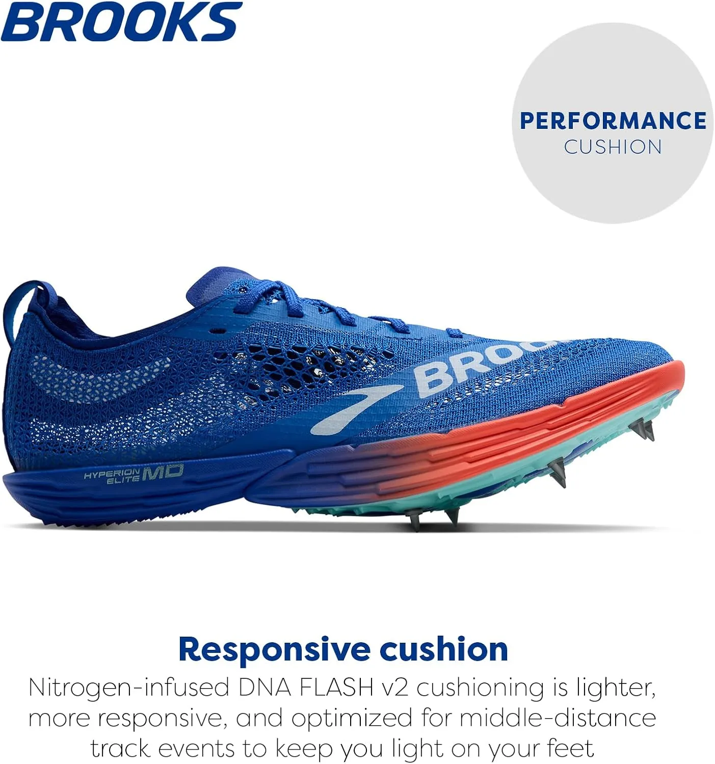 Brooks Men’s Hyperion Elite MD, Mid Distance Track Running Shoe