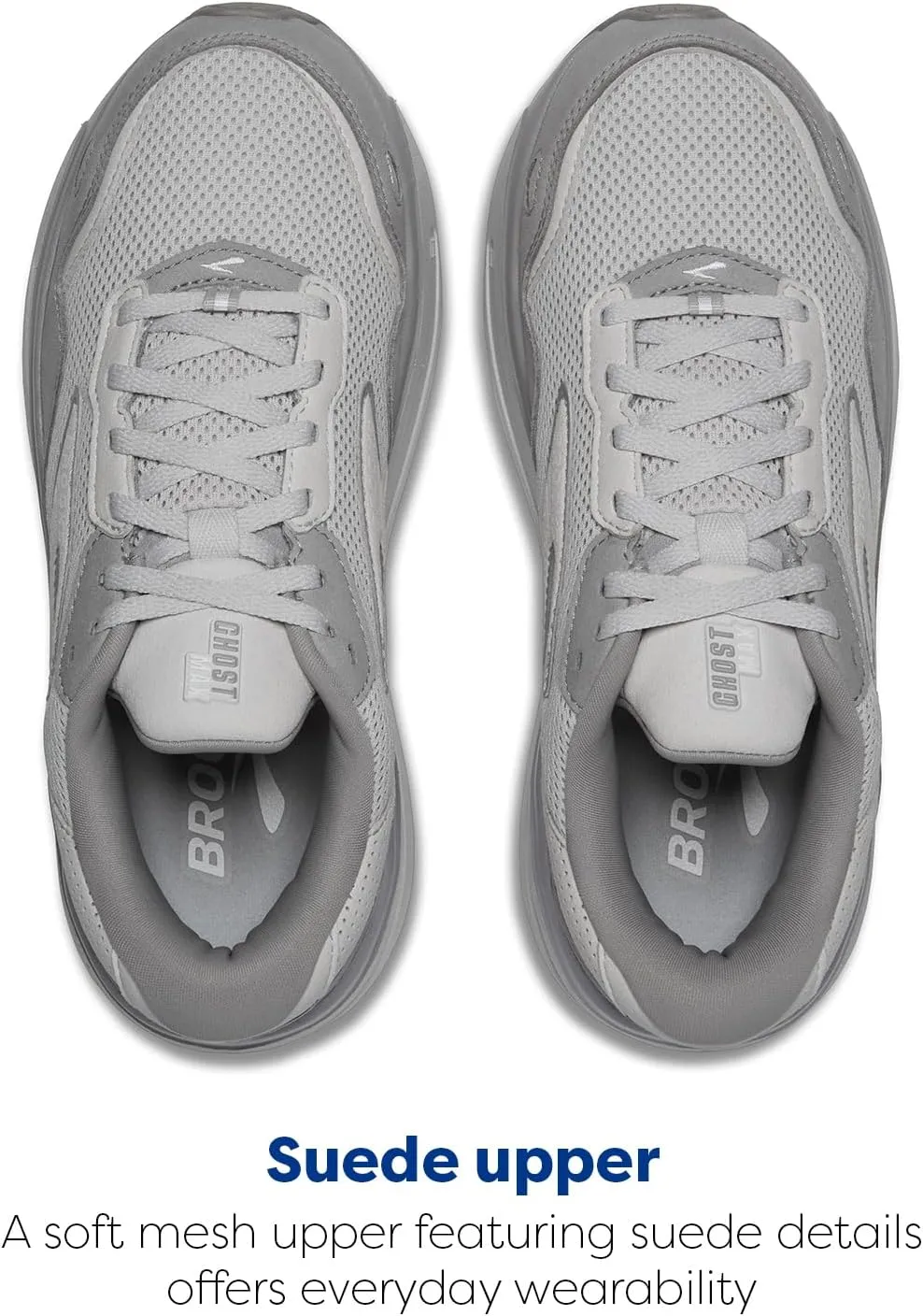 Brooks Women's Ghost Max Suede/Leather Neutral Running & Walking Shoe