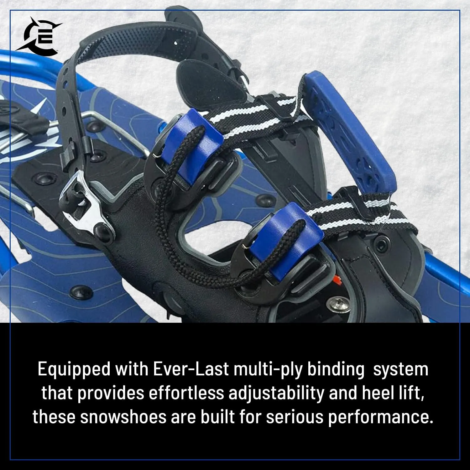 Cascade Mountain Tech Ligthweight Aluminum Frame Snowshoe Kit