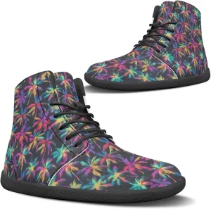chaqlin Tropical High Top Barefoot Shoes Workout Shoes Zero Drop Walking Shoes