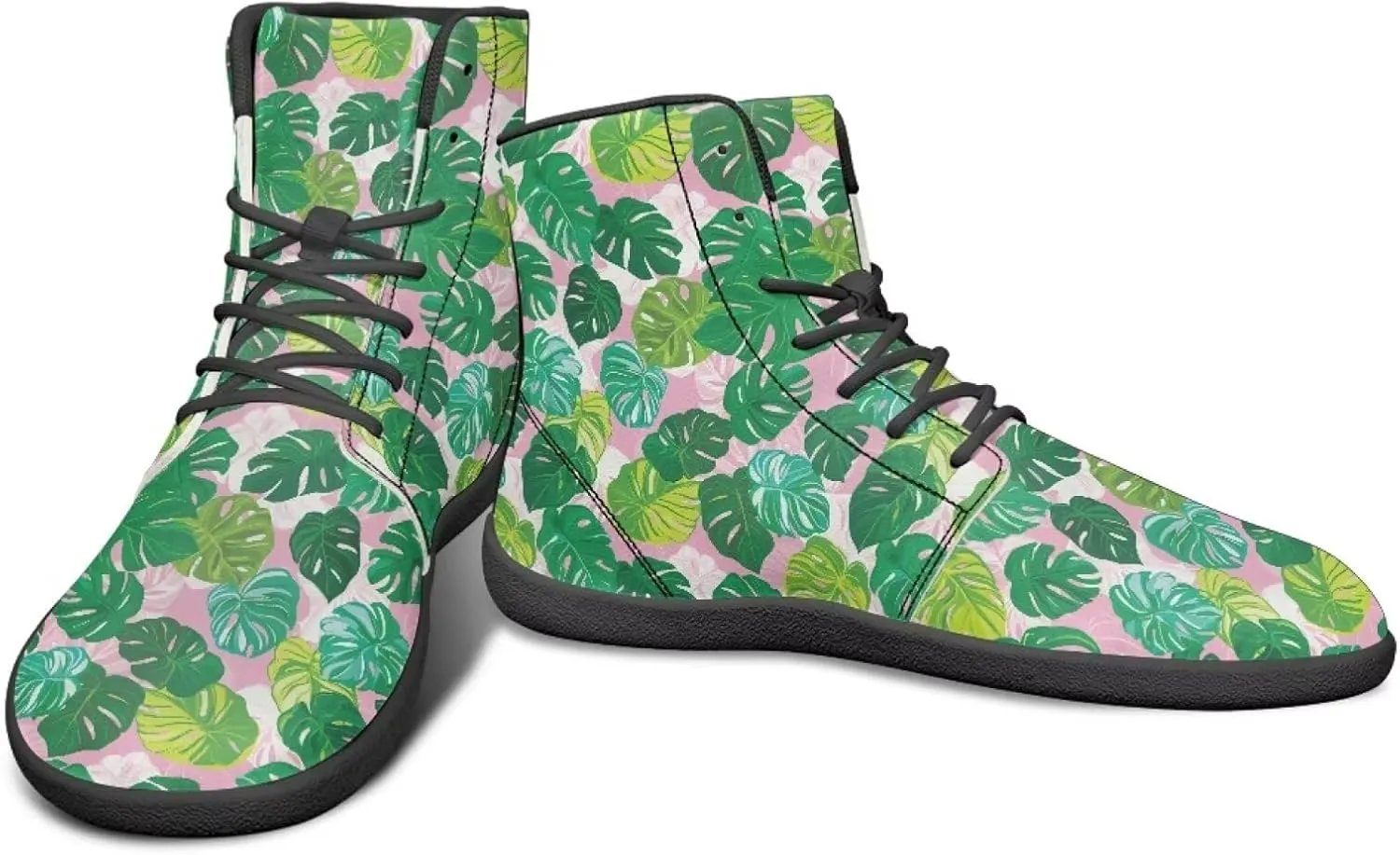 chaqlin Tropical High Top Barefoot Shoes Workout Shoes Zero Drop Walking Shoes