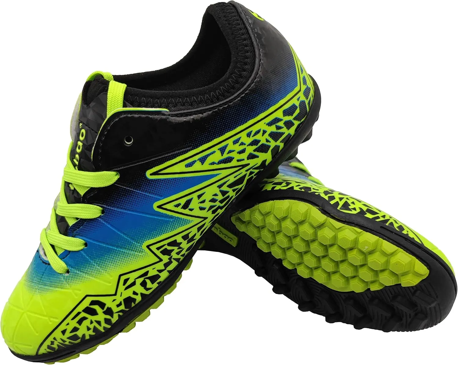 Cleat Soccer Football Shoes Kids Athletic Trainers Firm Ground Outdoor Lightweight Turf Shoes (Little Kid/Big Kid)