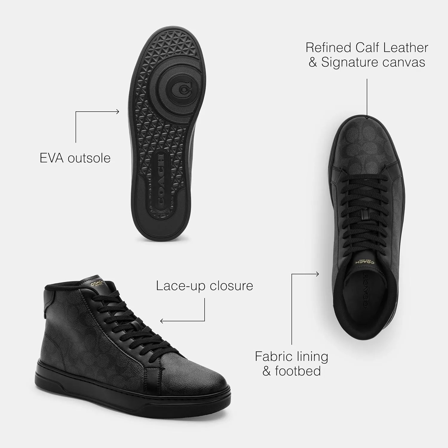 COACH Men's High Line Sneaker