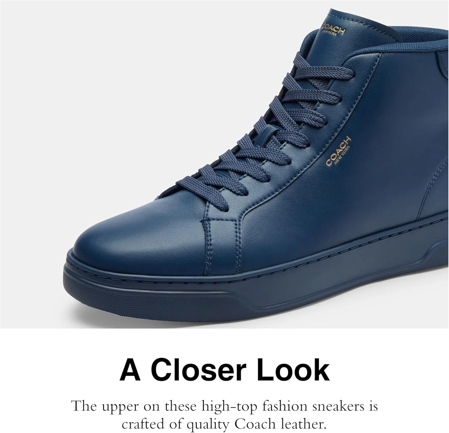Coach Men's Line High Top Sneaker
