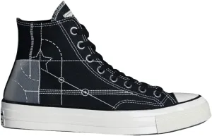Converse Unisex Chuck Taylor All-Star 70s Hi Blueprint Black/White (10, Numeric_10)
