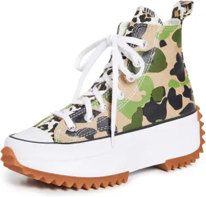 Converse Unisex Run Star Hike High Candied Ginger/Piquant Green 3 Men/Women 4.5