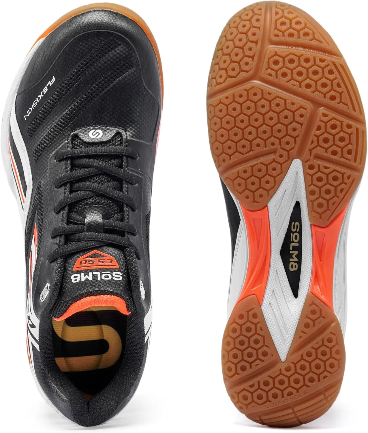 CS50 Lightweight Pickleball Court Shoe with Non Marking Rubber Sole Suitable for Indoor and Badminton Sport