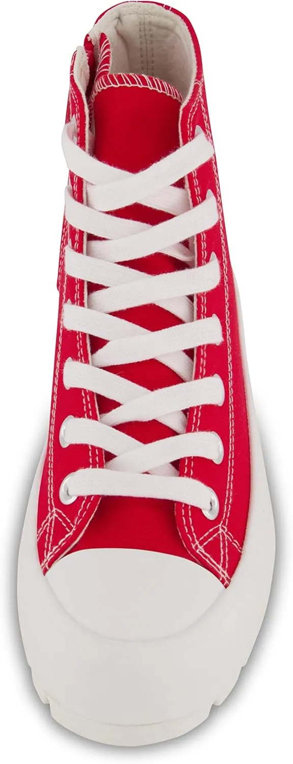 CUSHIONAIRE Women's Vespa high top Canvas Sneaker  Memory Foam and Side Zipper