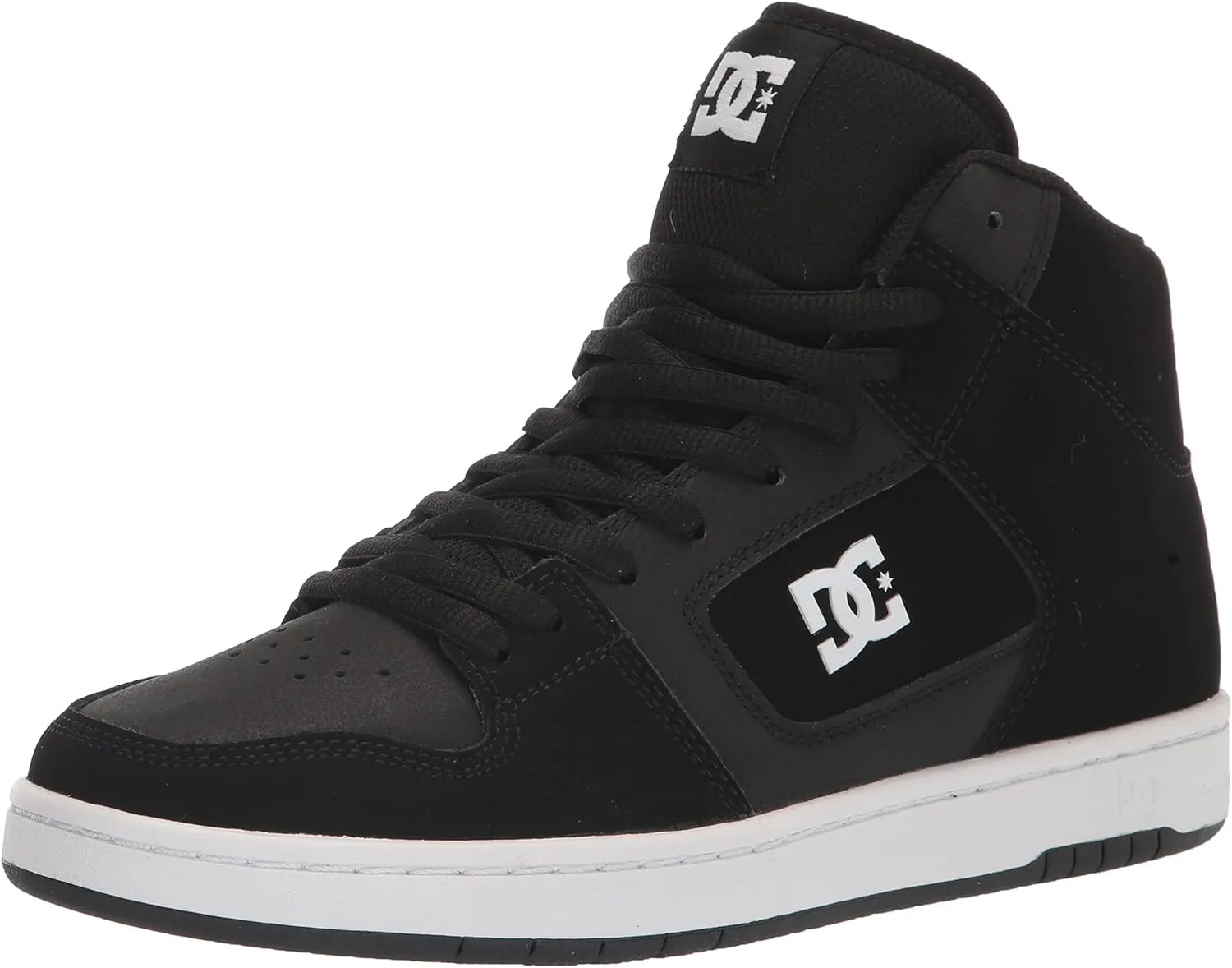 DC Men's Manteca 4 Hi High Top Casual Skate Shoe Sneaker, Black/White, 9