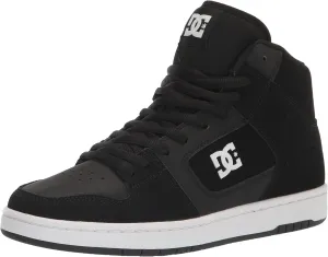 DC Men's Manteca 4 Hi High Top Casual Skate Shoe Sneaker, Black/White, 9