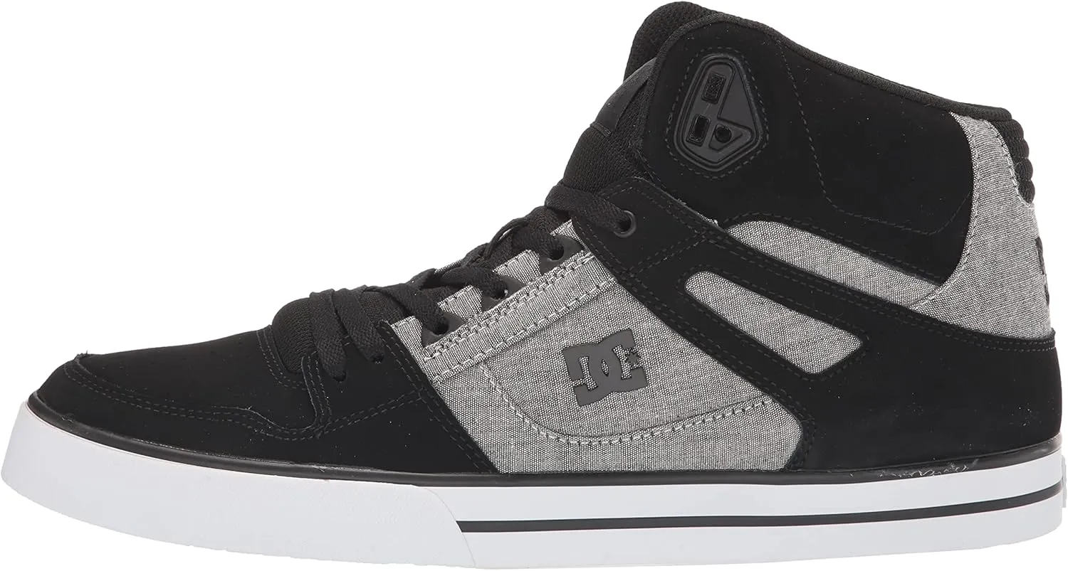 DC Men's Pure High Top Wc Skate Shoes Casual Sneakers
