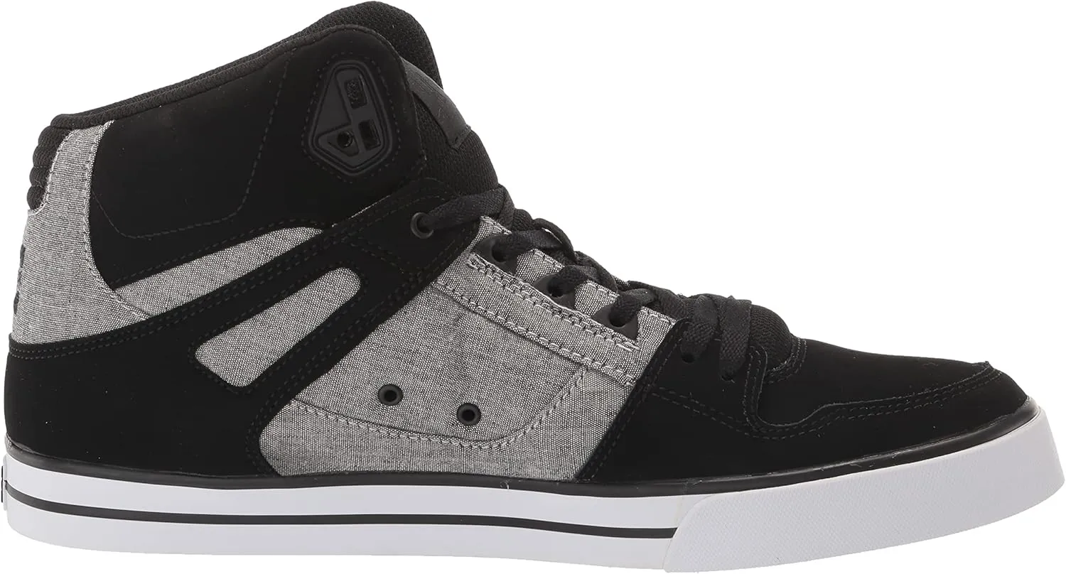 DC Men's Pure High Top Wc Skate Shoes Casual Sneakers