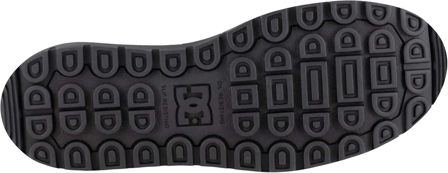 DC Men's Pure Work Black Composite Toe Boots Construction Shoe