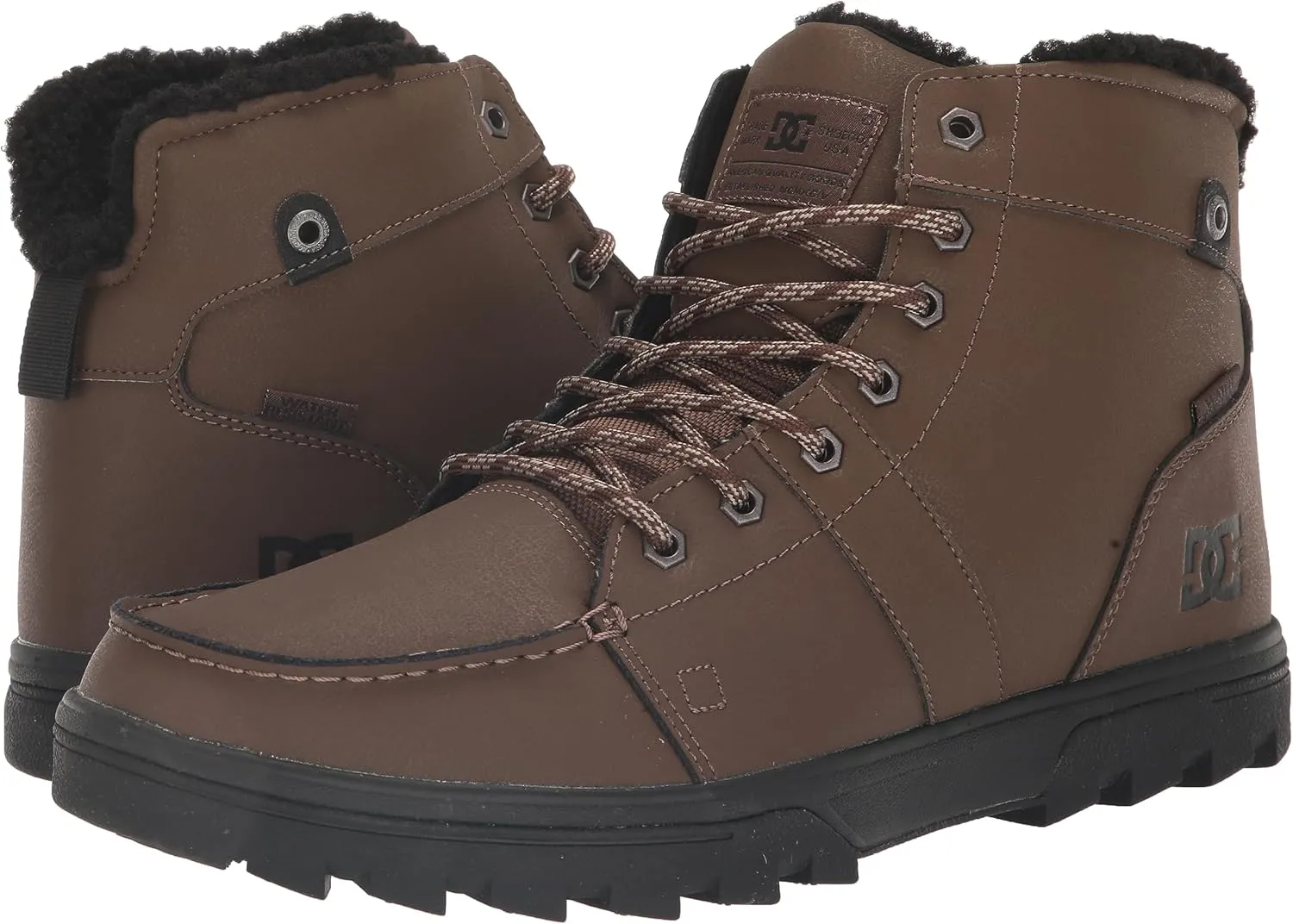 DC Men's Woodland Cold Weather Casual High Top Shoe Snow Boot Fashion