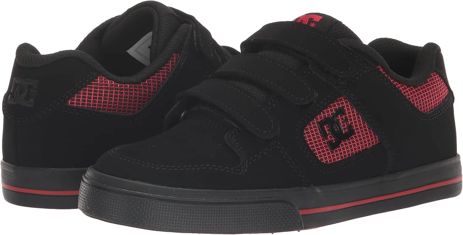 DC Unisex-Child Pure V Low Skate Shoe