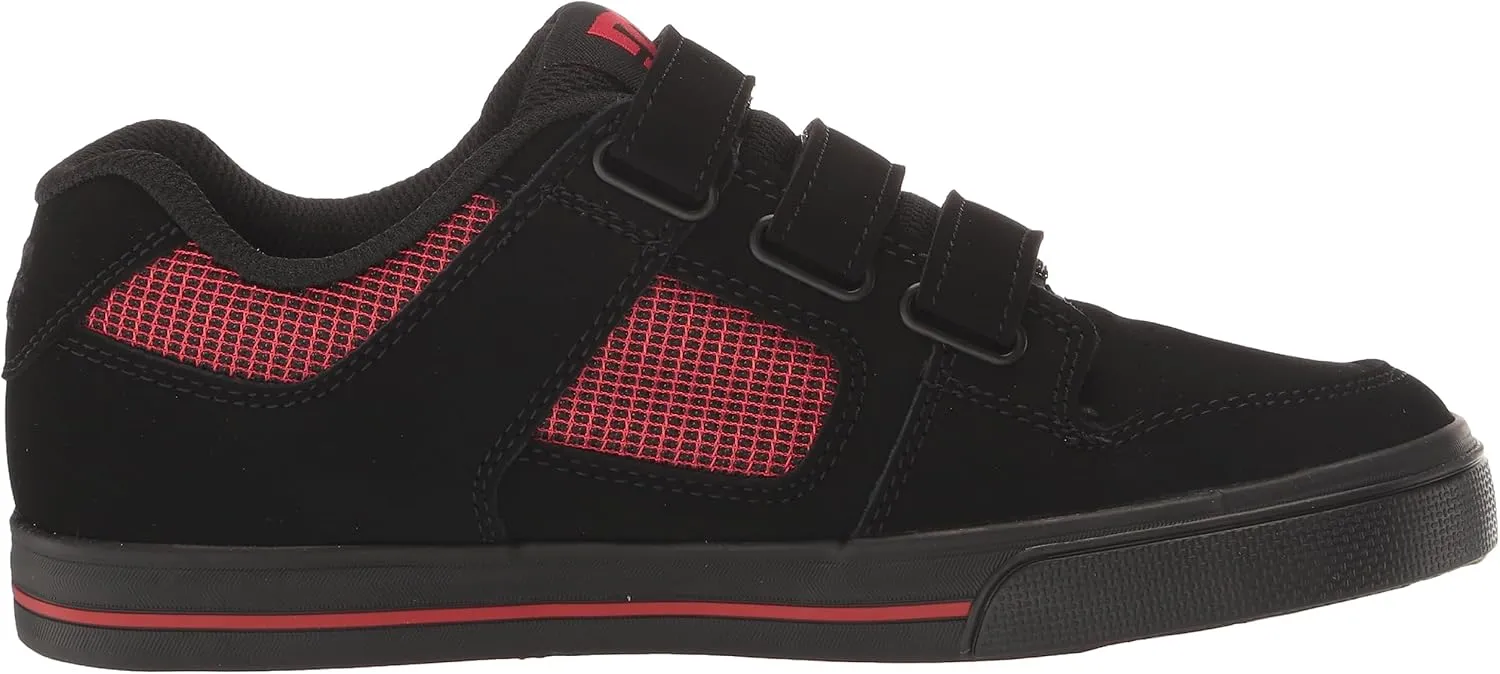 DC Unisex-Child Pure V Low Skate Shoe