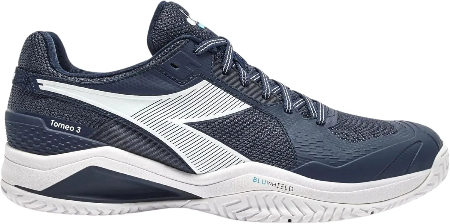 Diadora Men's Blushield Torneo 3 All Ground Tennis Shoe