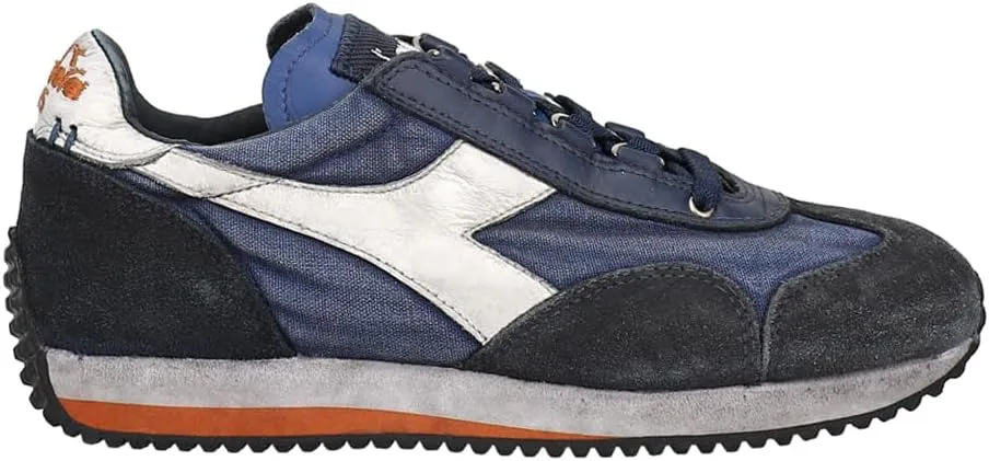 Diadora Mens Equip H Dirty Stone Wash Evo Lace Up Sneakers Shoes Casual - Blue