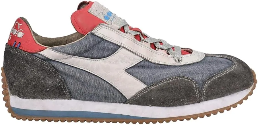 Diadora Mens Equip H Dirty Stone Wash Evo Lace Up Sneakers Shoes Casual - Blue