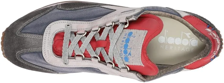 Diadora Mens Equip H Dirty Stone Wash Evo Lace Up Sneakers Shoes Casual - Blue