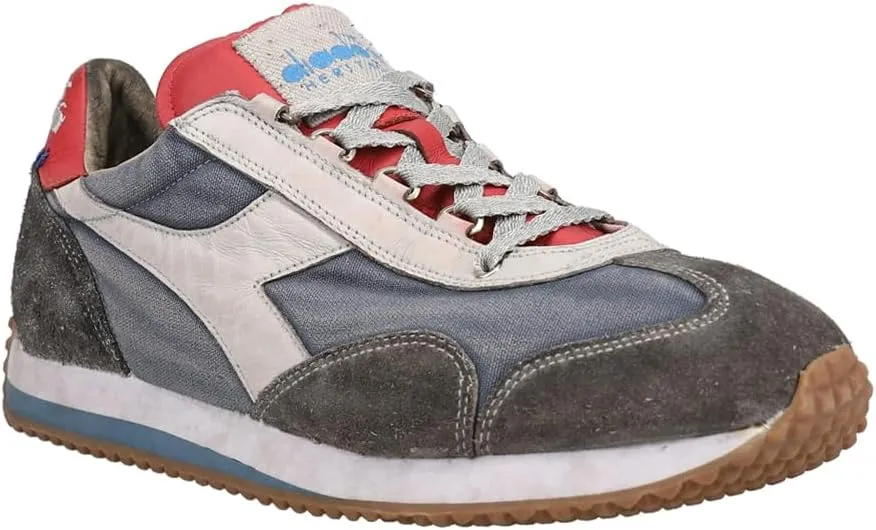 Diadora Mens Equip H Dirty Stone Wash Evo Lace Up Sneakers Shoes Casual - Blue