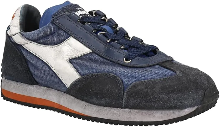 Diadora Mens Equip H Dirty Stone Wash Evo Lace Up Sneakers Shoes Casual - Blue