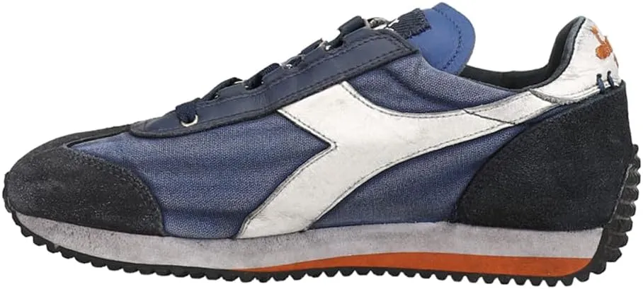 Diadora Mens Equip H Dirty Stone Wash Evo Lace Up Sneakers Shoes Casual - Blue