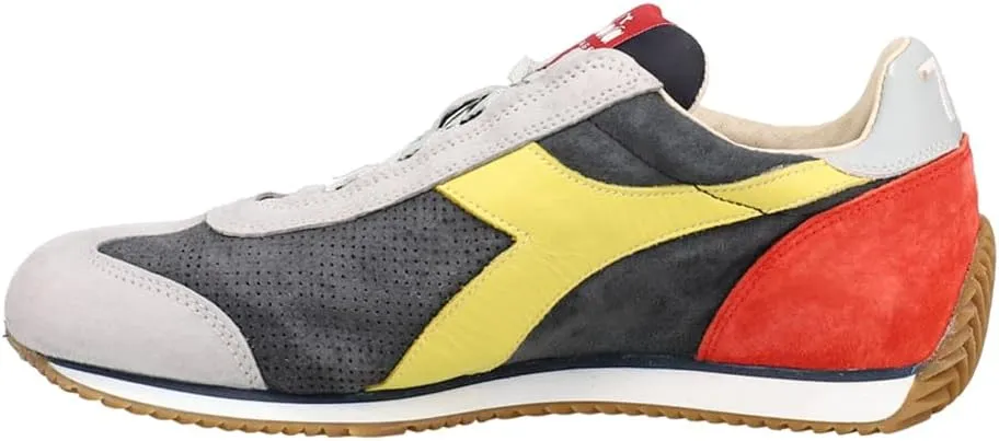 Diadora Mens Equipe Suede Sw Lace Up Sneakers Shoes Casual - Black