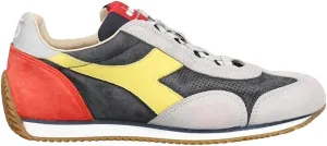 Diadora Mens Equipe Suede Sw Lace Up Sneakers Shoes Casual - Black