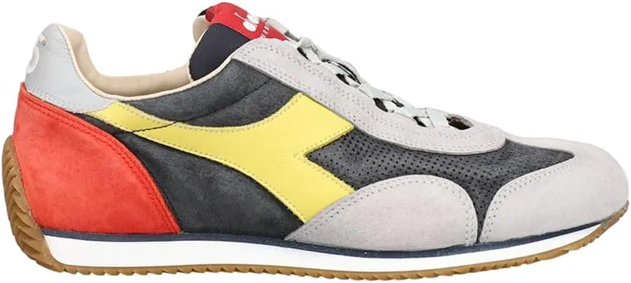 Diadora Mens Equipe Suede Sw Lace Up Sneakers Shoes Casual - Black