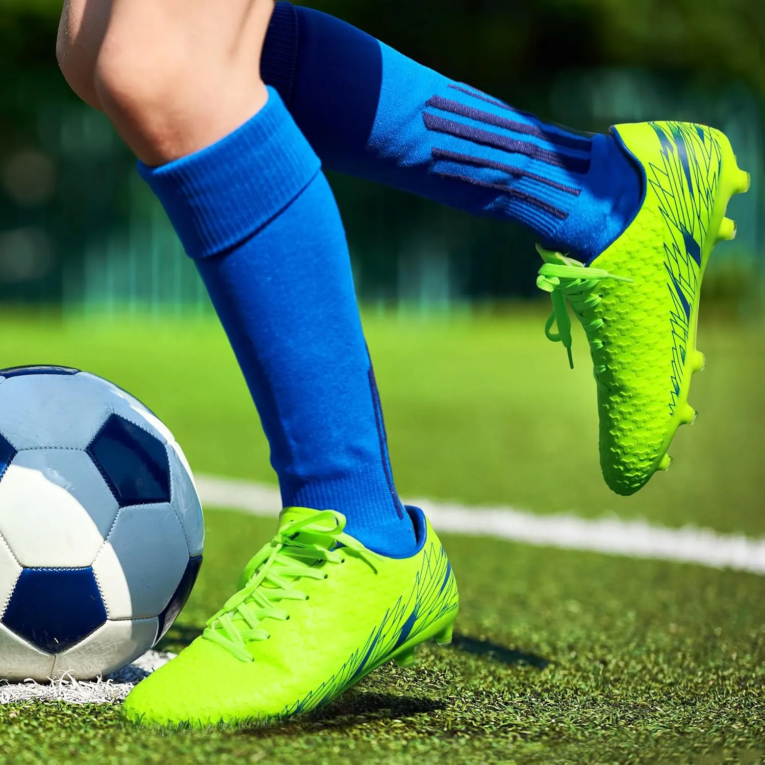 DREAM PAIRS Men's Firm Ground Soccer Cleats Shoes