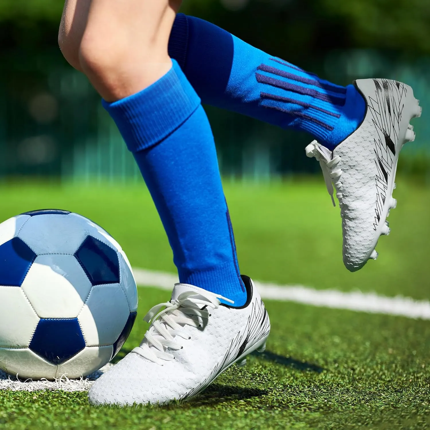 DREAM PAIRS Men's Firm Ground Soccer Cleats Shoes