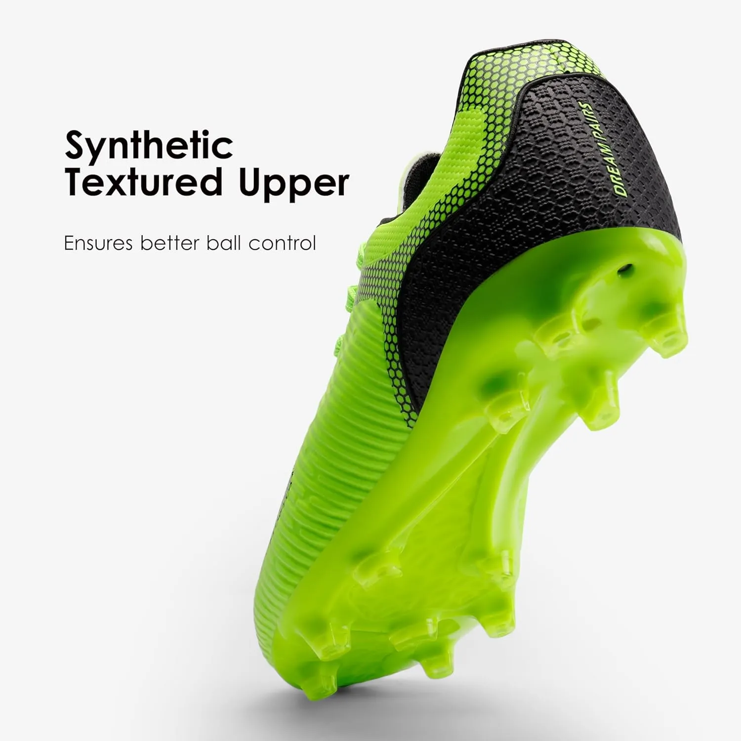 DREAM PAIRS Men‘s Firm Ground Soccer Cleats Soccer Shoes
