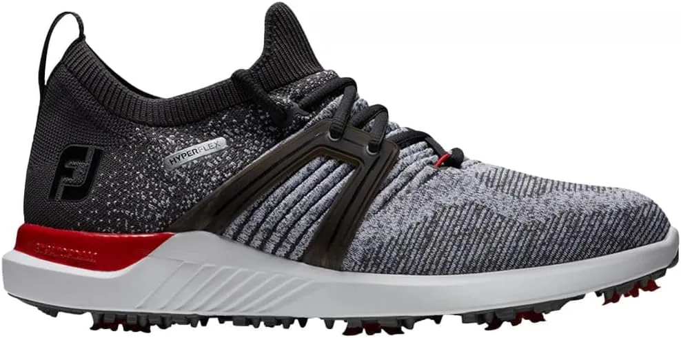 Footjoy Men's Hyperflex Golf Shoes - Style Grey/Charcoal Wide 7.5