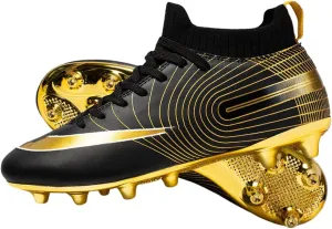HESBITEUL Soccer Cleats Firm Ground: Lightweight FG Football Shoes