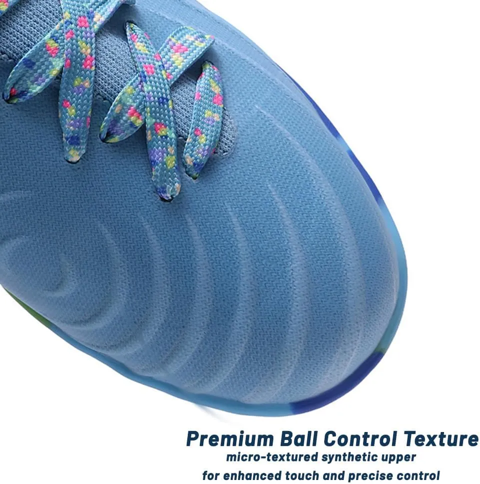 HESBITEUL Soccer Cleats Outdoor for Boys Training: High Top Football Cleats for Firm Ground