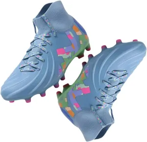 HESBITEUL Soccer Cleats Outdoor for Boys Training: High Top Football Cleats for Firm Ground