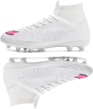 HESBITEUL Soccer Cleats Professional AG Spikes Athletic Football Training