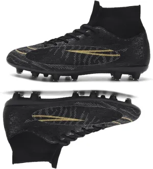 HESBITEUL Soccer Cleats Professional AG Spikes Athletic Football Training