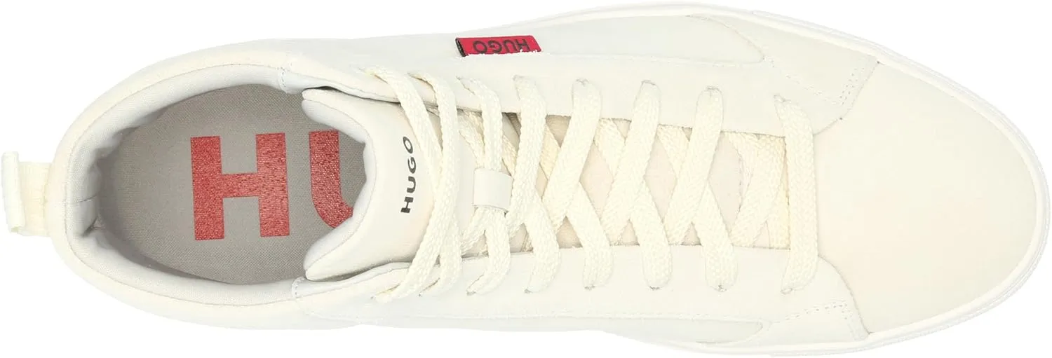 HUGO Men's Essential Cupsole Suede High Top Sneaker