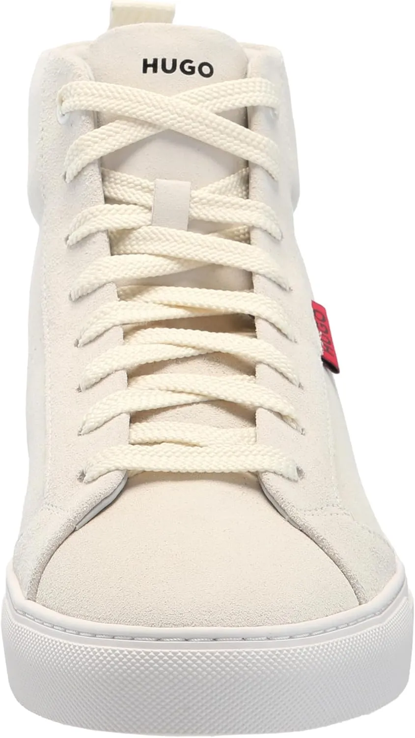 HUGO Men's Essential Cupsole Suede High Top Sneaker